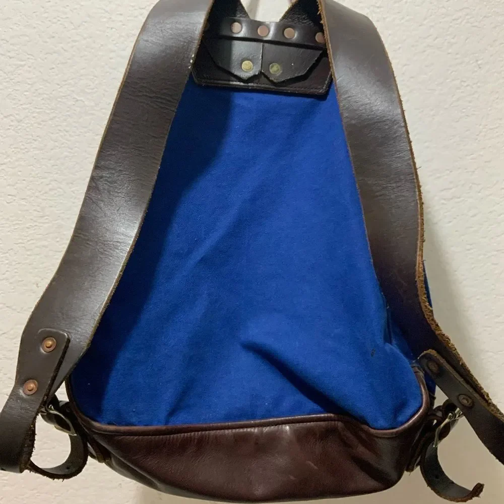 Duluth BackPack Genuine Canvas & Leather large  made in USA